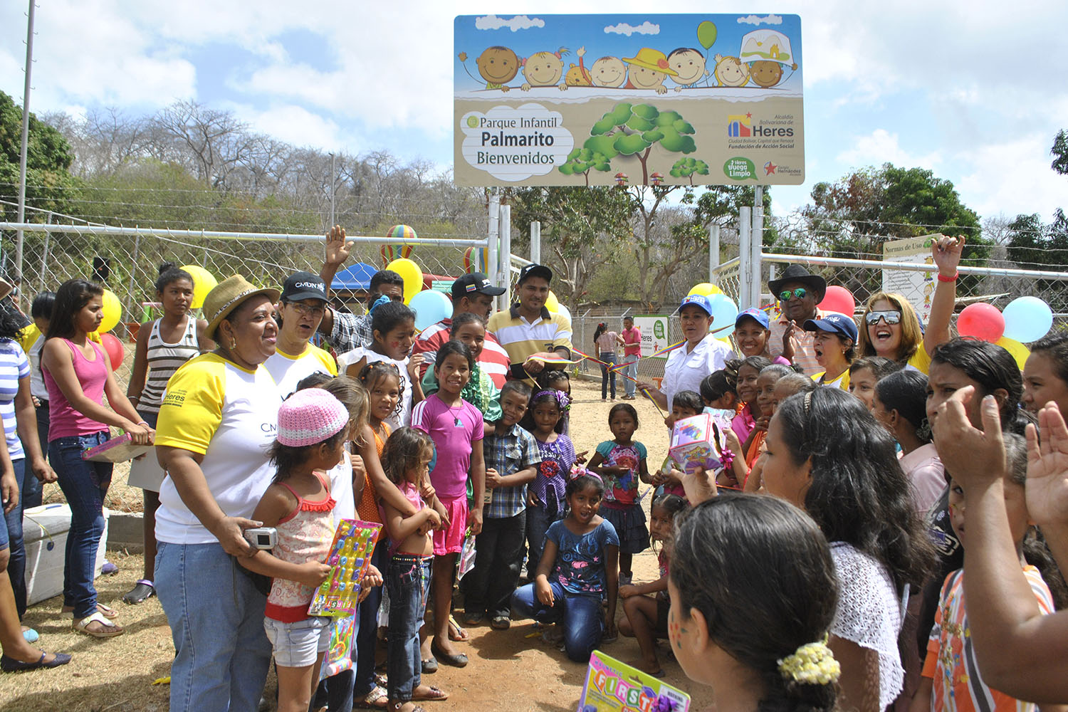 A la entrega de dos parques infantiles y uno Biosaludable se suman a las 17 reparaciones y mantenimiento de espacios para el esparcimiento ejecutados en el municipio Heres.